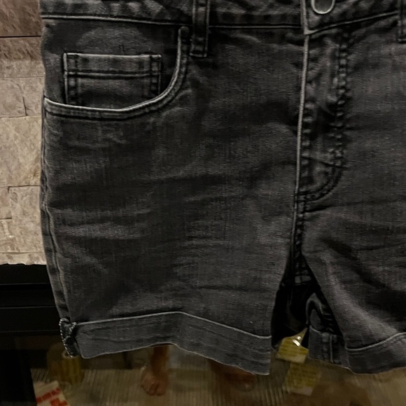 Coldwater Creek Dark Gray Jean Shorts - Picture 8 of 12